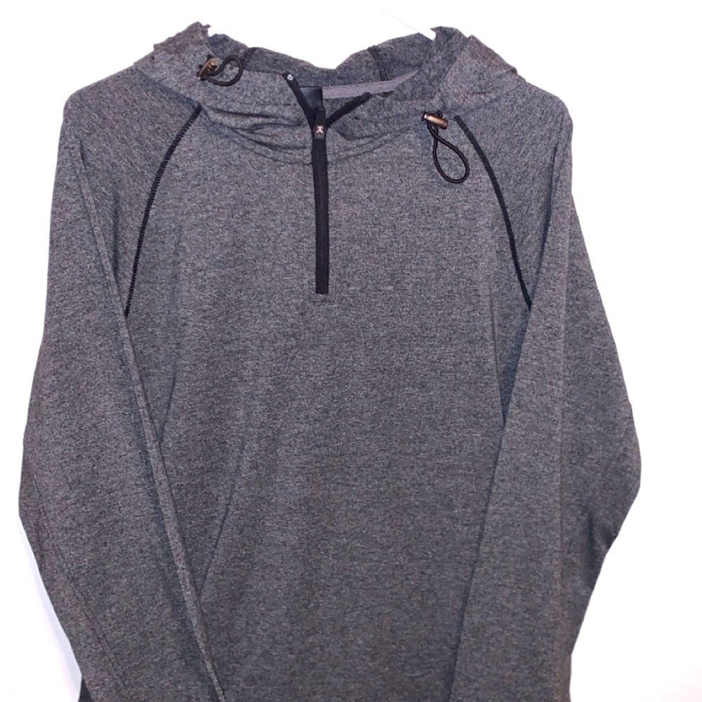 Gray Mens Hoodie